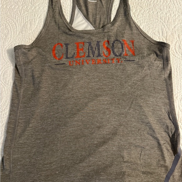 Champion Gray and Orange Sleeveless Tank Top - Picture 1 of 3